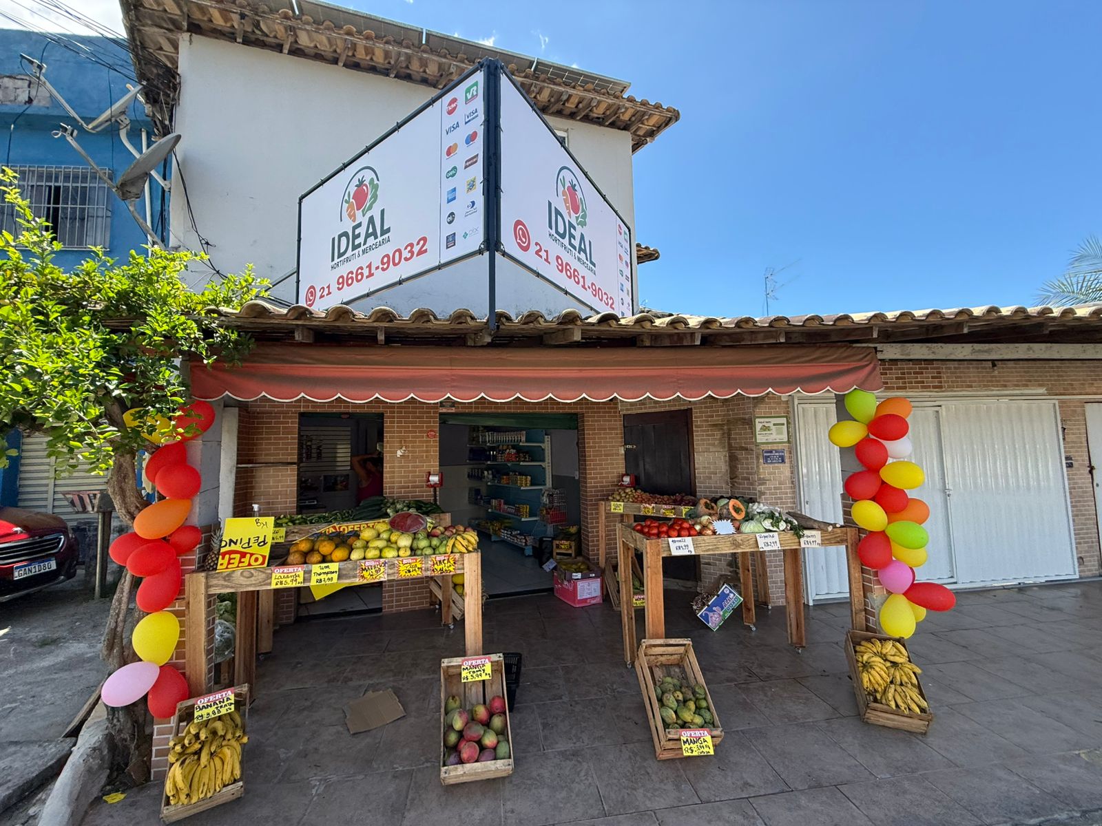 Fachada do Ideal Hortifruti